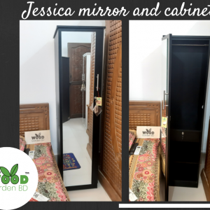 Jessica Mirror with cabinet