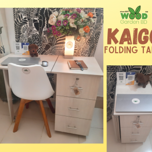 Kaigo Foldable Space-Saving Desk wood garden bd